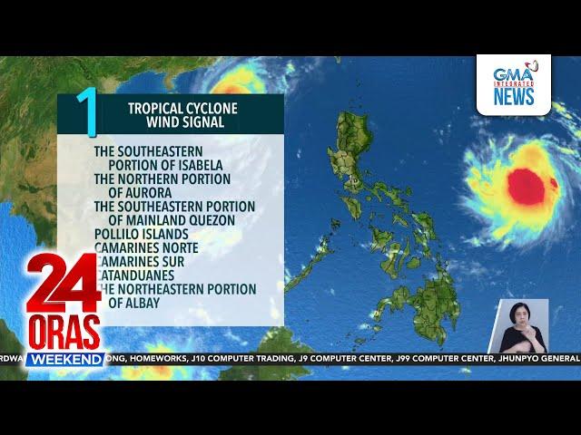 Bagyong Nika, lalong lumakas at naging tropical storm na | 24 Oras Weekend