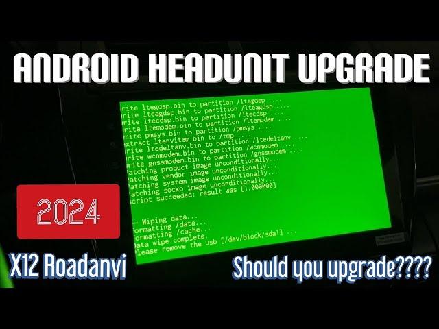 How to Update/Upgrade Android Head Unit (car stereo) - Android 12 | X12 Roadanvi