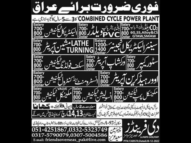 Iraq Jobs March 2023 Latest Technical staff Engineers Operators Technicians Latest Urgent