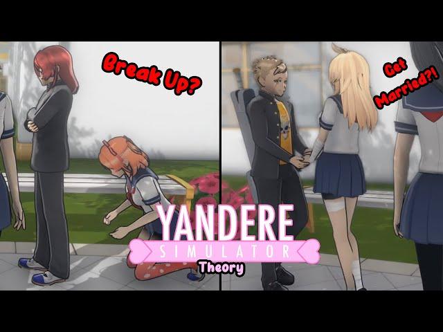 Yandere Simulator Theory | Predictions of Rivals and Suitors Break Up and Get Married