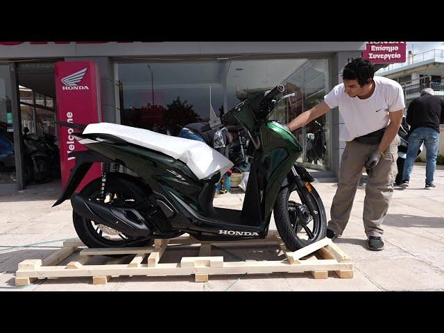 Unboxing HONDA SH 125 Vetro 2024 scooter