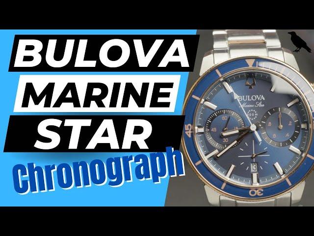 BULOVA MARINE STAR Chronograph watch REVIEW| Ref: 98B301