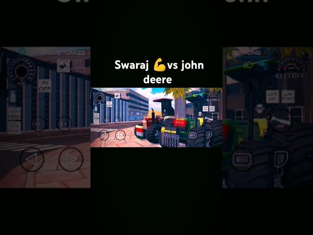 Swaraj vs John Deere which is the best  || indian vehicles simulator 3D game