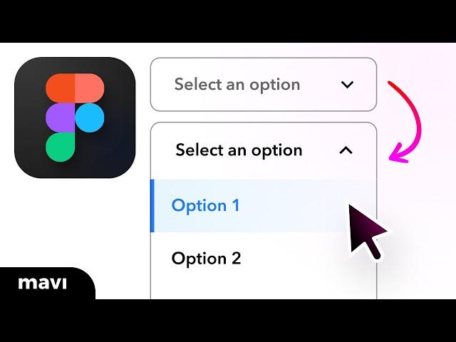 Create a DROPDOWN MENU in Figma (Tutorial)