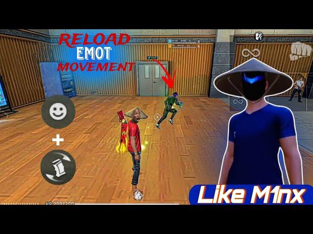 reload emote movement trick | reload emote movement like m1nx | m1nx reload emote movement tutorial