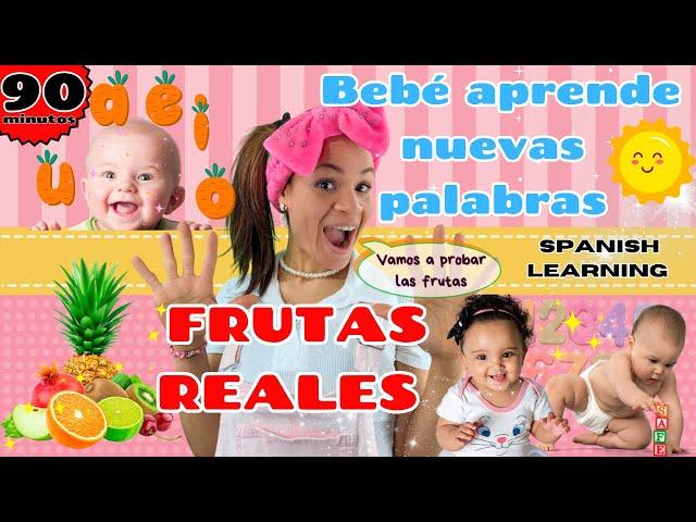 LEARN TO TALK l Frutas reales l Vocales l Números y mucho más I Spanish Learning