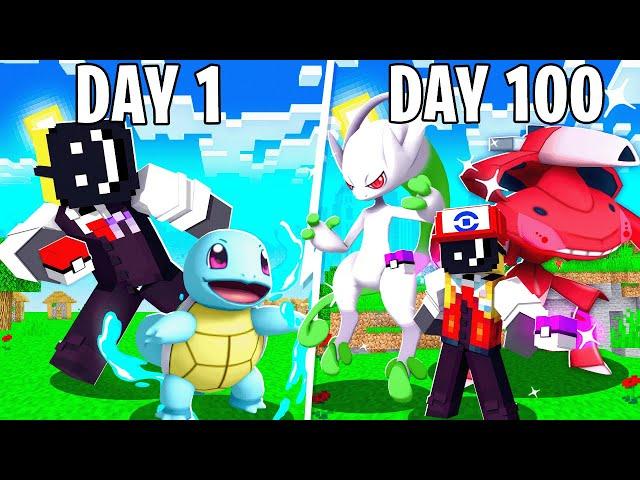 I Spent 100 days in Minecraft Pixelmon (Shiny Only)