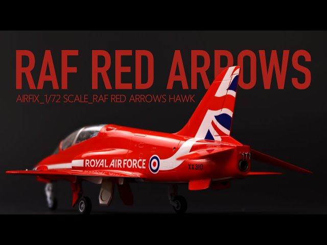 RAF Red Arrows Hawk | 1/72 Airfix Starter Kit | The Inner Nerd