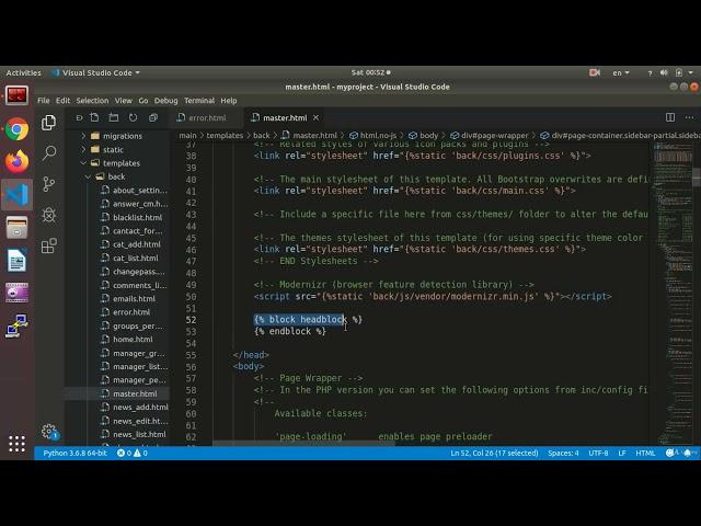 Back From Admin Errors | Python and Django
