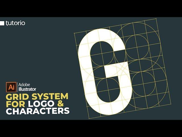 Grid System for Logo Design. Adobe Illustrator Tutorial.