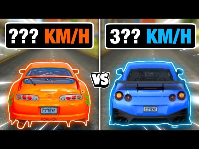 EXTREME CAR DRIVING SIMULATOR 2022 | TOYOTA SUPRA VS NISSAN GT-R | DRAG RACE