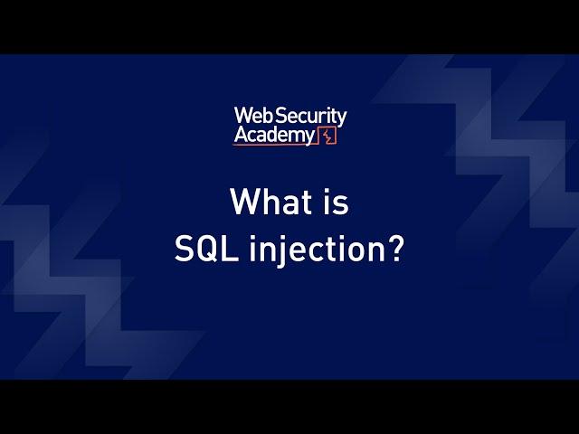 What is SQL injection? - Web Security Academy