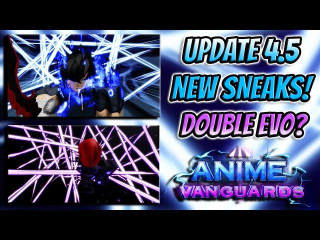 Anime Vanguards Solo Leveling Part 2? | Update 4.5 Sneaks & Leaks!