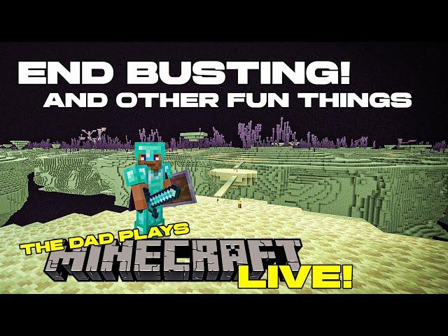 Let's get those wings! - The Dad Plays Minecraft Live!