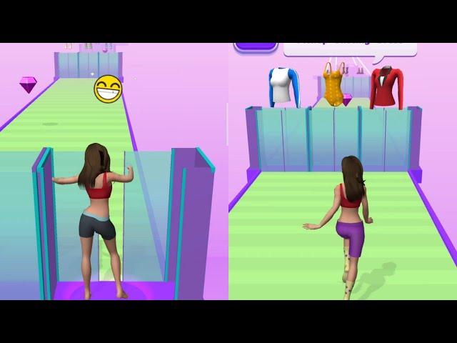 CLOTHES RUN game all levels Mobile gameplay walkthrough android, ios