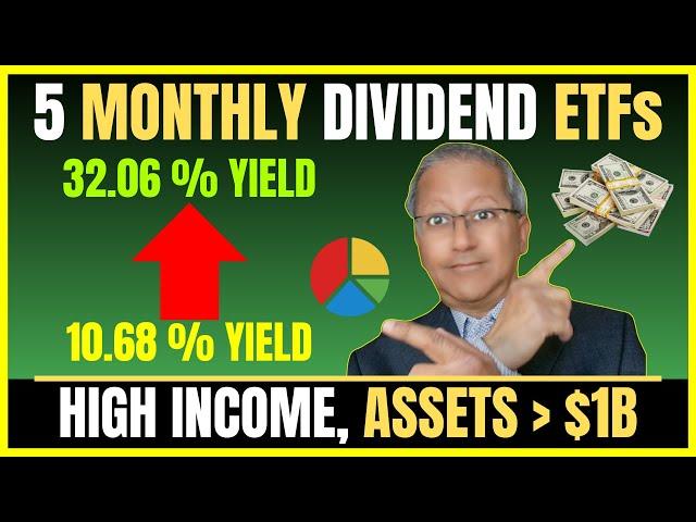 Top 5 Monthly Dividend ETFs for 2024!