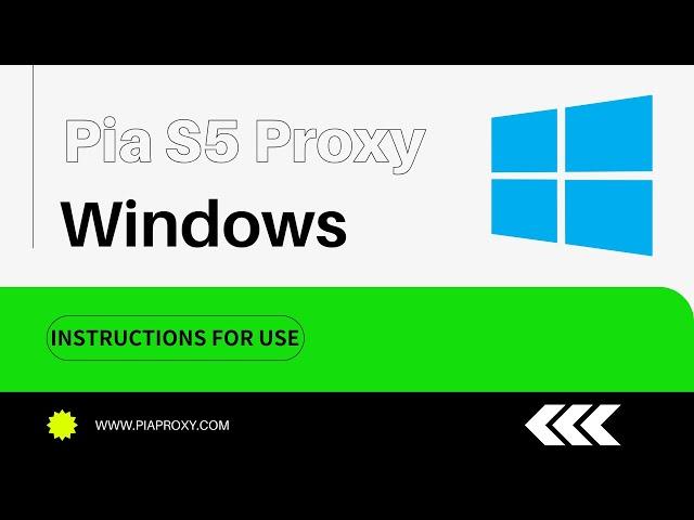 Tutorial on using Pia S5 Proxy to configure proxy on Windows system: simple steps and one click!