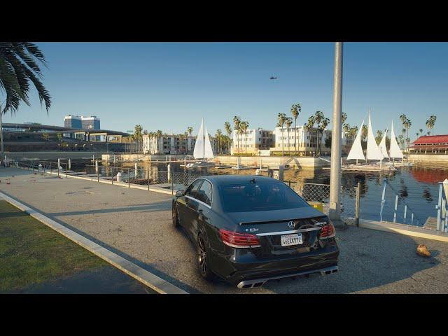 GTA V in 2020 8K Graphics like a REAL-LIFE? Mercedes E63 AMG PC Gameplay