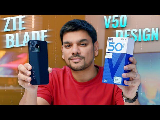 ZTE Blade V50 Design Unboxing | Glass Back, 90Hz FullHD display, 8GB/256GB | Price: Rs.28,999