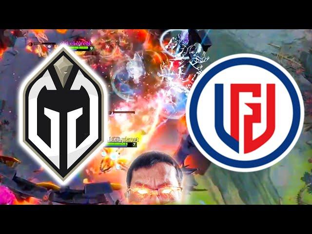 GG vs LGD - ALL TEAM TP - LIMA MAJOR Dota 2