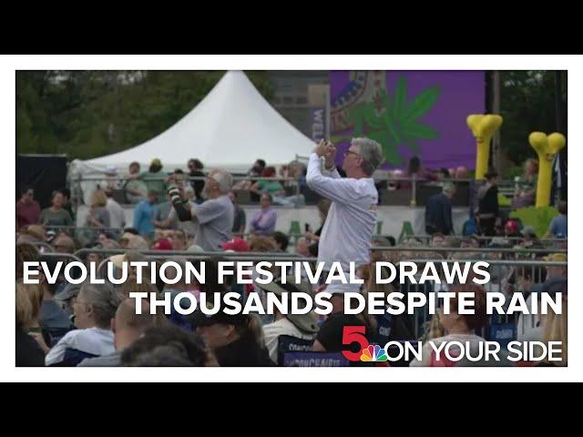 Evolution Fest draws thousands to Forest Park despite threat of rain, muddy conditions