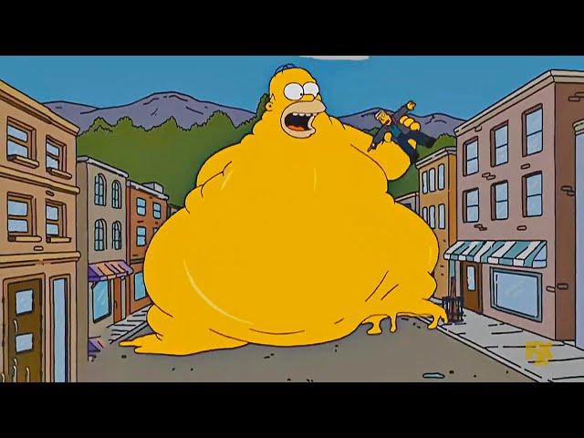 Treehouse Of Horror XVII - Homer Obesity Eats Everything!