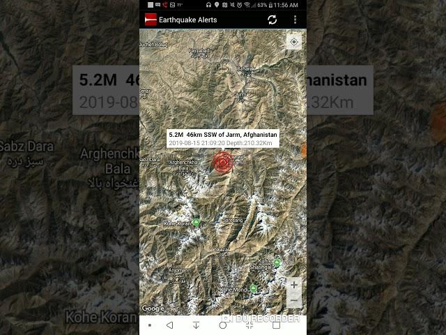 Jarm, Afghanistan Earthquake August 15th, 2019