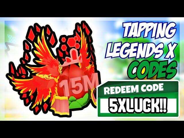 (2022) **NEW** Roblox Tapping Legends X Codes  ALL x2 CODES!