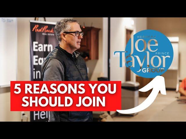 5 Reason Why Real Estate Agents Should Join The Joe Taylor Group - Real Estate Success in 2022