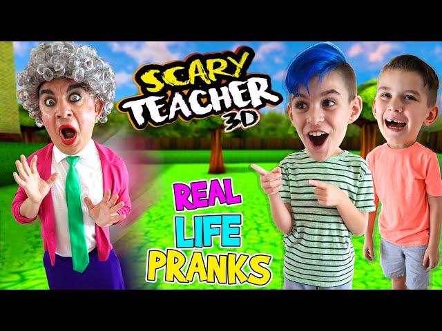 SCARY TEACHER 3D In Real Life! We Unleashed The Animal On Her!