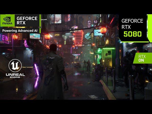 Unreal Engine 5.5 Cyber Streets Tech Demo - A Glimpse of How the Next Cyberpunk Game Could Look Like