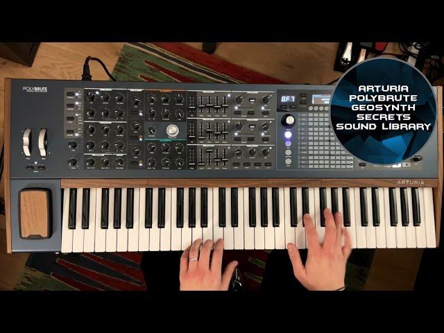 Arturia PolyBrute @GEOSynths Secrets Sound Library | No Talking |