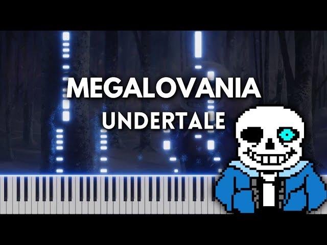 Megalovania - Piano Tutorial / Cover (Undertale OST) FREE MIDI