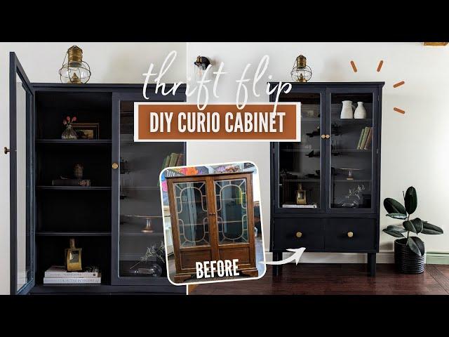 i thrift flipped my dream curio cabinet |  DIY Danie