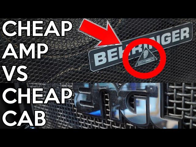 CHEAP AMP vs CHEAP CAB