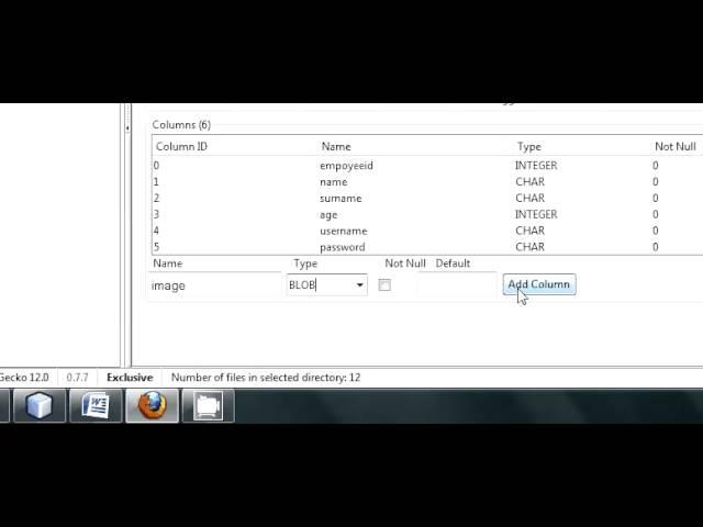 Java prog#57.How insert image into mysql/SqLite database and retrieve PART-1