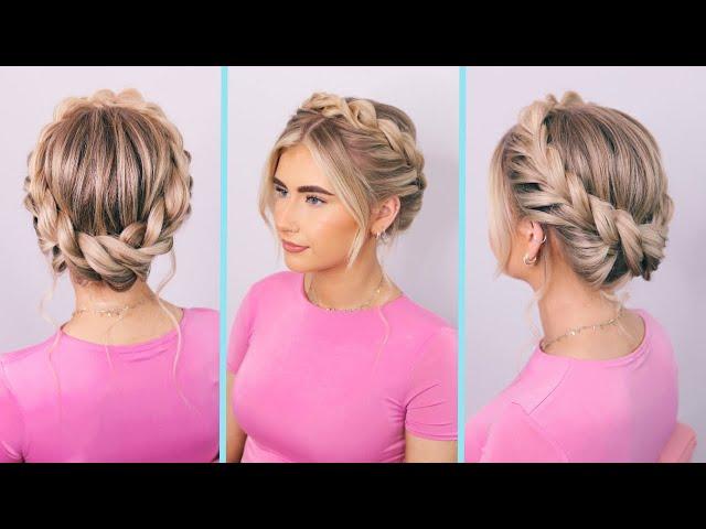 Super Easy Twist Crown Braid!!