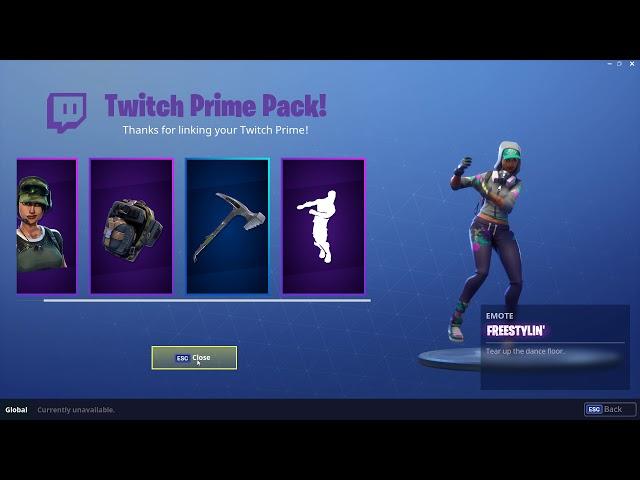 *NEW* TWITCH PRIME PACK #2 ITEM SHOWCASE - FORTNITE