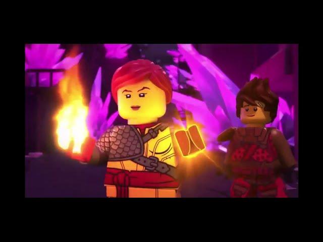 Skylor saves Kai & Cole - NINJAGO Crystalized