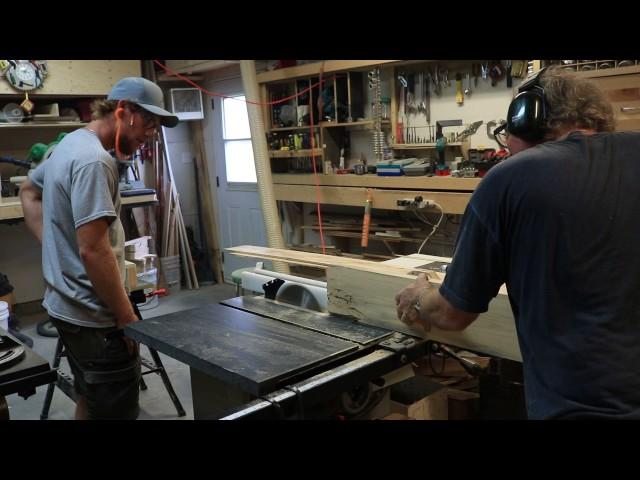 Resawing long boards