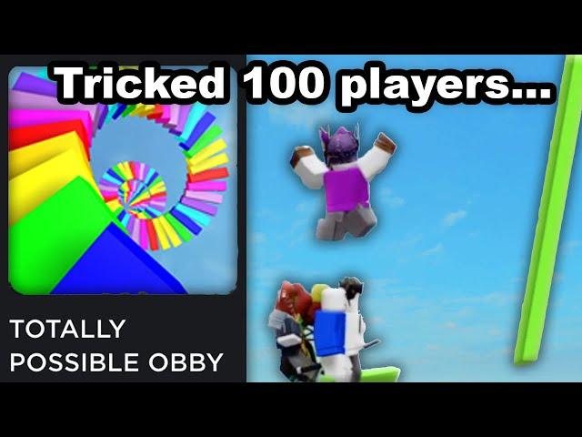 I Made an IMPOSSIBLE Roblox Obby