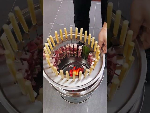 Barbecue Bucket Grill: Even Heat, Yummy BBQ!  #Grill #BBQ #Barbecue