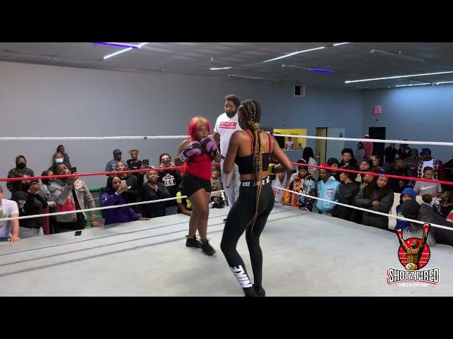 Onna Bamama VS Brittinee Leeper (FEMALE BEEF SOLVED IN THE RING!!)