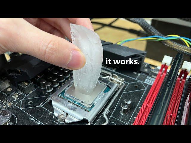 Why aren't PCs cooled with ICE?