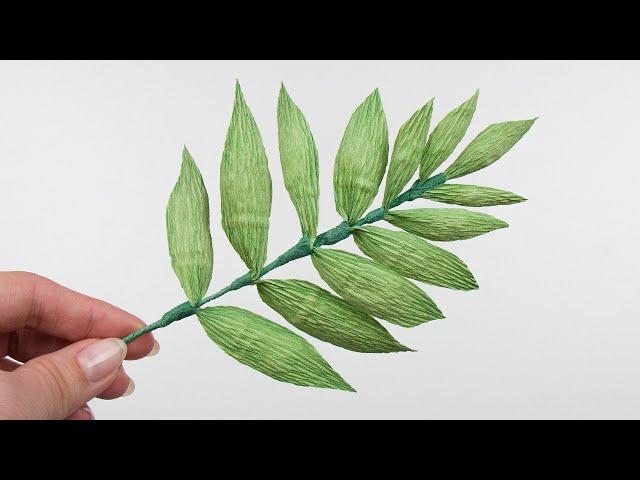 Crepe paper greens for bouquets decor