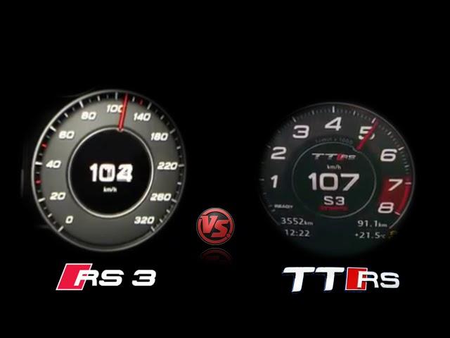 Audi RS3 sedan 400hp vs TTrs 400 hp