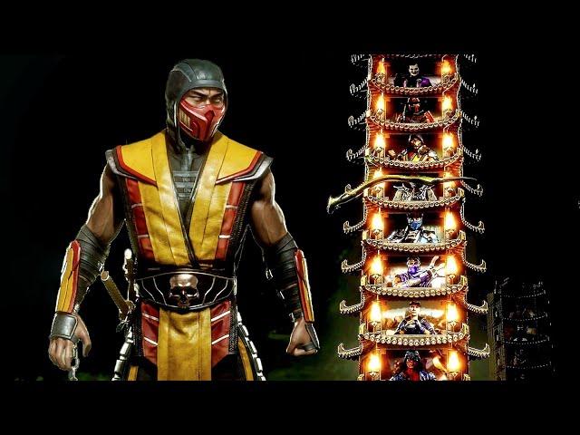 Champion Klassic Tower HellFire Scorpion | Mortal Kombat 11 - No Commentary