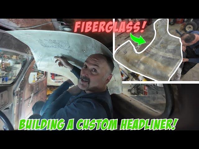 Building a custom headliner for a 1938 International pickup