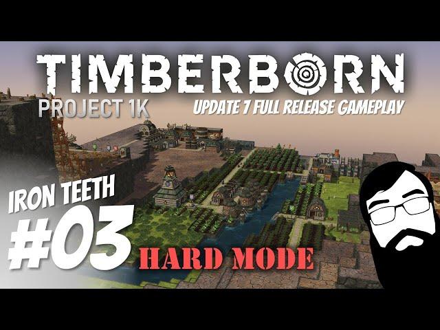 Emergency badtide defense begins now! Timberborn Update 7 Iron Teeth Project 1K Episode 03