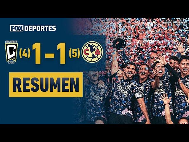 AMÉRICA SE CORONA | Columbus Crew 1 (4) - (5) América | HIGHLIGHTS | Campeones Cup 2024